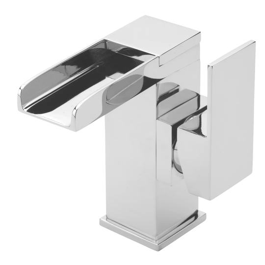 Monobloc Basin Mixer with Click Clack Waste