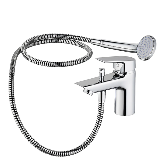 Tesi Deck Mounted Bath Shower Mixer