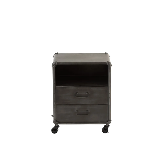 Gauthier Cabinet Tube Metal Grey (45X36x57cm)