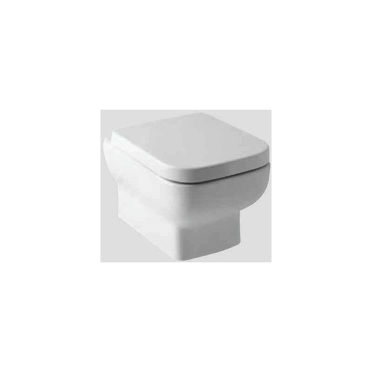 Bijou Rimless Wall Hung Toilet Pan - White - 26.0083 - White - Eastbrook