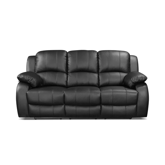 Neve Genuine Leather 3 Seater Reclining Sofa