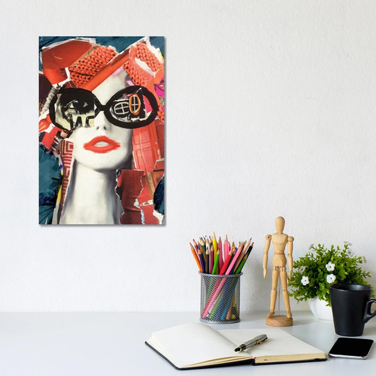 Lady Butterfly by Daniel Malta - Wrapped Canvas Art Prints
