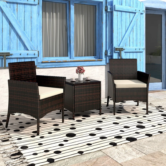 Everton 2 Seater Bistro Set with Cushions