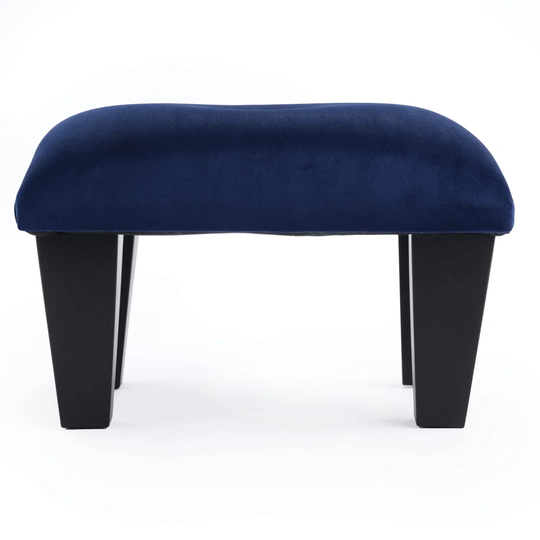 Quilted Armchair Footrest Stone