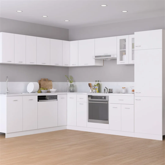 Hanging Cabinets 2 Pcs White 50X31x60 Cm Chipboard