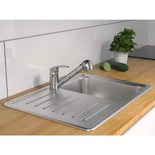 Schütte Sink Mixer with Pull-out Spray Diziani Chrome