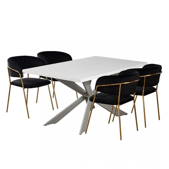 Noe 4 - Person Dining Set