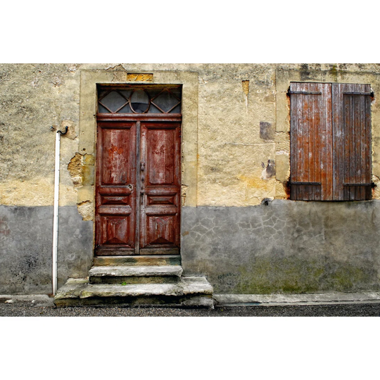 Weathered Doorway IV - Wrapped Canvas Photograph Print