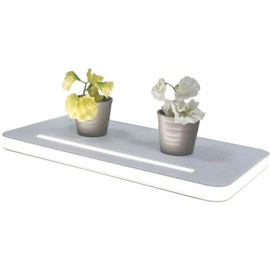 400mm Illuminated led Floating Shelf Bathroom Kitchen Modern Wall Lighting Unit