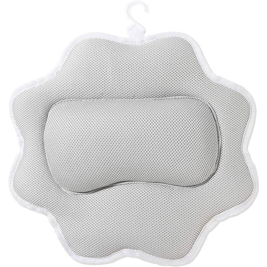 Bath cushion with 4D Air Mesh technology - soft and breathable - with suction cup