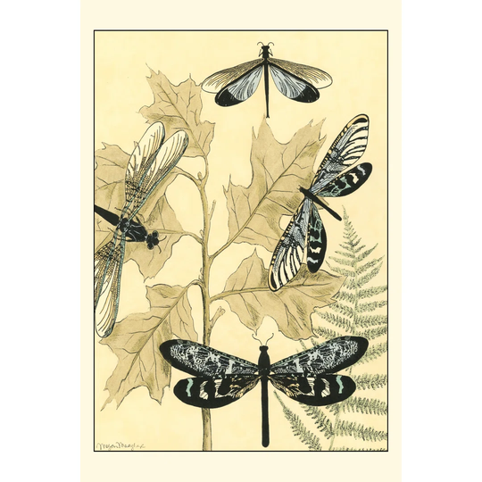 Spa Dragonflies in Nature I by Megan Meagher - Wrapped Canvas Painting