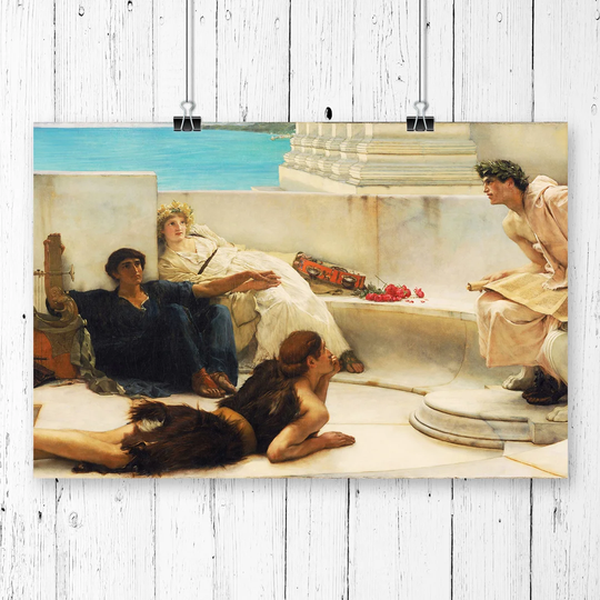 'A Reading from Homer' by Lawrence Alma-Tadema Graphic Art