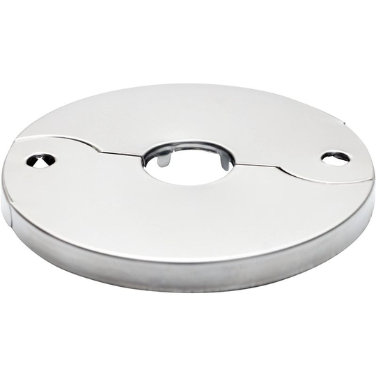 25mm Split Two-Piece Collar Chrome Plated Steel Valve Hole Cover Tap Rose
