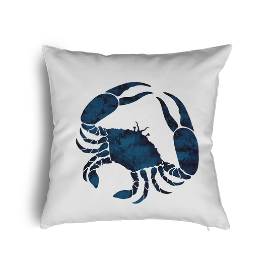 Coalville Crab Square Scatter Cushion with Filling