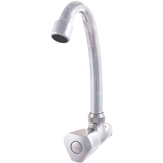 Brass / Zinc Kitchen Faucet, Chrome, Cold Water, High Spout, Single Lever [QLI-FA-1282] (QLI-FA-1282)