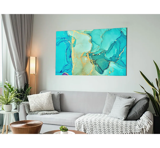 Glitter Beauty - Unframed Painting on Metal