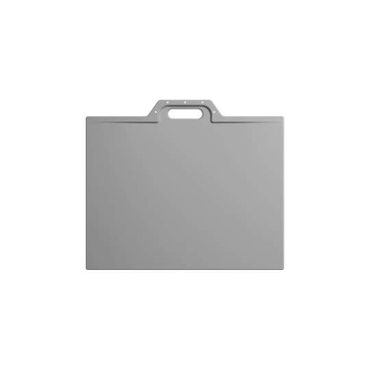 Xetis 1200 x 900 mm Steel Enamel Shower Tray - Cool Grey