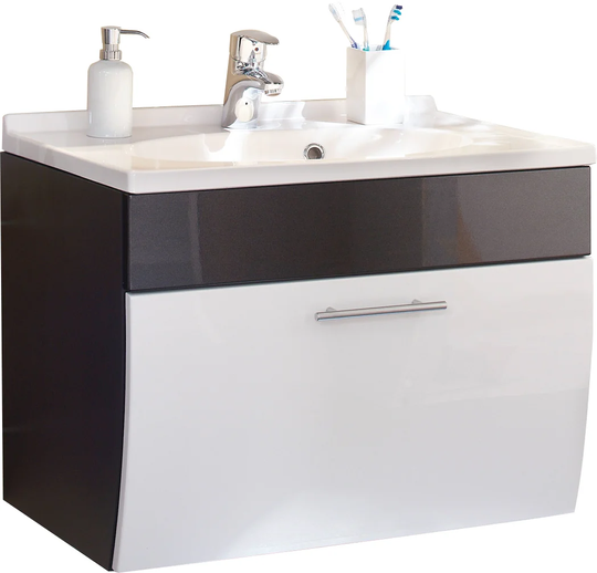 700mm Wall Mounted Vanity Unit with Storage Cabinet