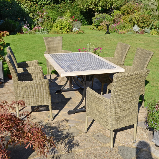 Ann-Marie 6 Seater Dining Set with Cushions