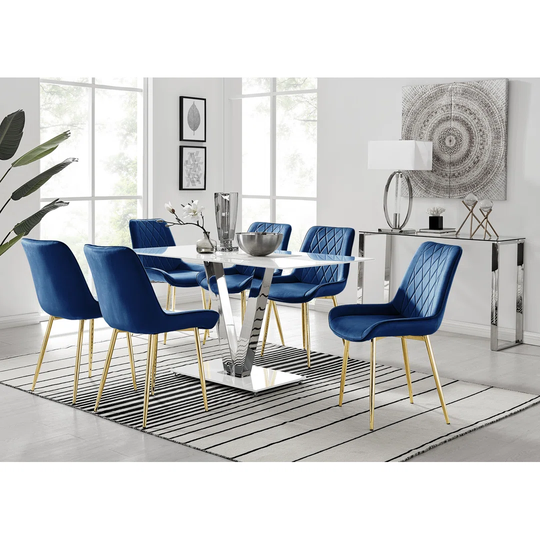 Whitling 6 - Person Dining Set