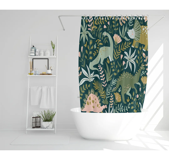 Eliyohu Polyester Shower Curtain