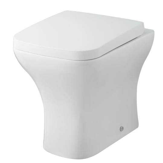 Back to Wall Toilet Bowl with Soft Close Seat