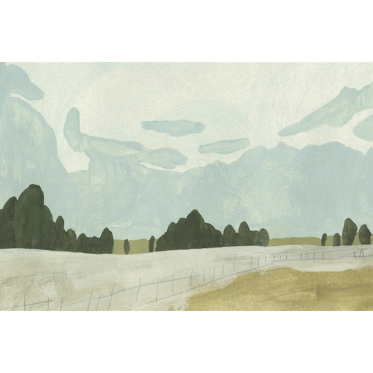 Farmland Study II by Emma Caroline - Wrapped Canvas Painting
