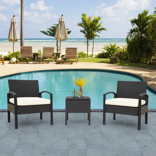 Yancey 2 Seater Bistro Set with Cushions