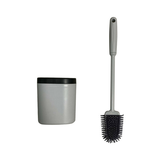 Toilet Brush and Holder -Silicone Toilet Brush,Betterlife Silicone Toilet Brush with Quick-Drying Holder, Wall-Mounted Toilet Brush, for Bathroom and