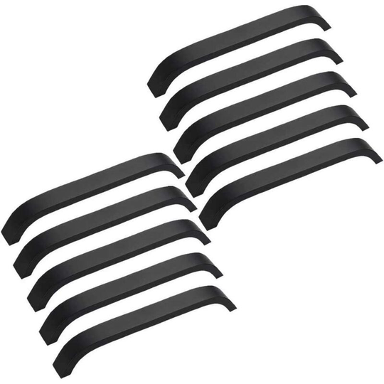 10PCS Black Cabinet Handles -Black Kitchen Cabinet Handles 160mm Kitchen Cupboard Cabinet Handles