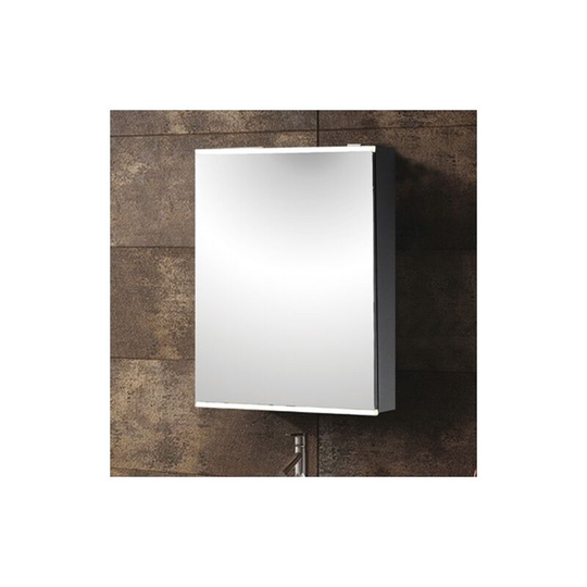 Synergy Virgo Aluminium Mirror Cabinet With Shaver Socket