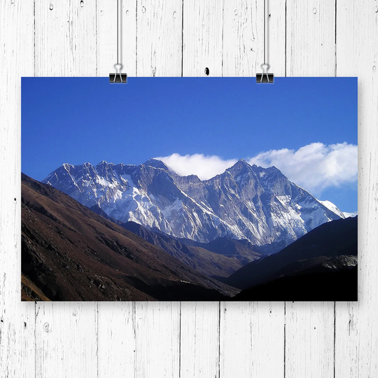 'Landscape Himalayas Mountains Nepal' Photographic Print
