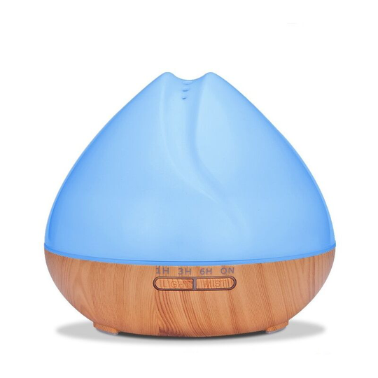 Sunflowergb - 400ml electric essential oil diffuser, 7 led colors for bedroom, living room, spa or office, light color, color