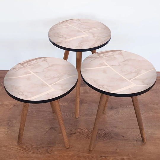 Bartelt 3 Piece Nest of Tables
