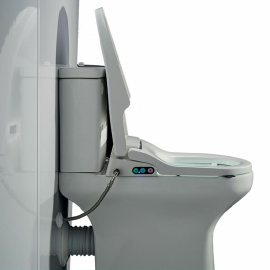 Bidet Side Entry Ergonomic Seat and Lid - White - AKW