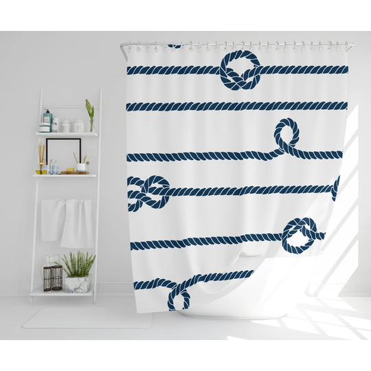 Brianna Polyester Shower Curtain Set
