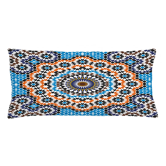 Rorik Vintage Moroccan Ceramic Tile Outdoor Cushion Cover