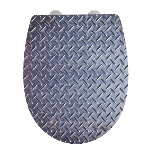 Pattern Thermoplastic Toilet Seat with Relief