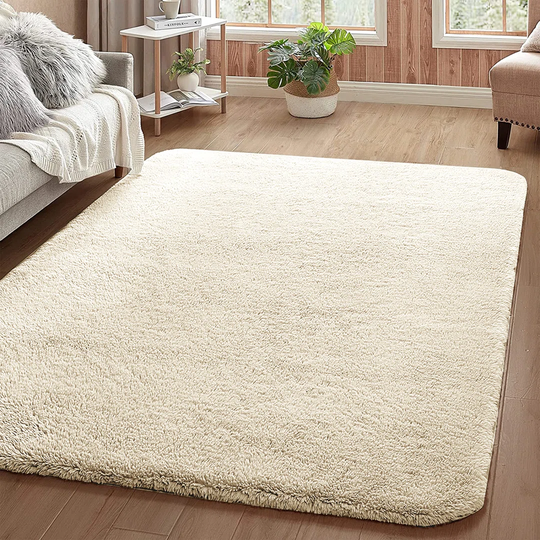 Perryton Shaggy Cream/Grey Rug