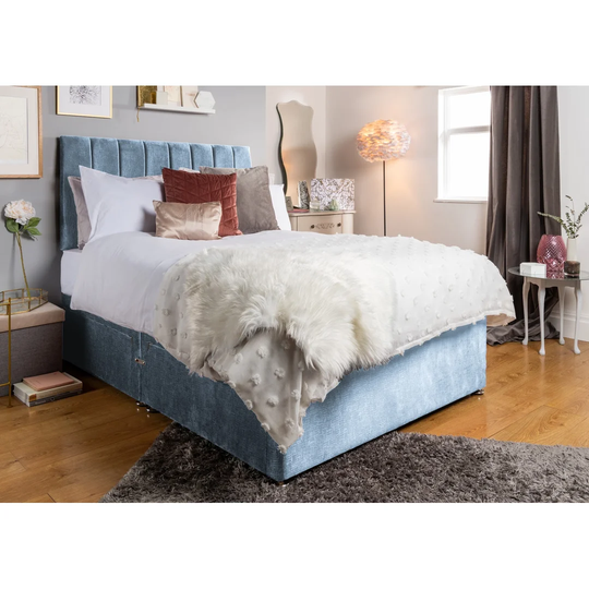 Priscilla Luxury Velveto Divan Bed Set
