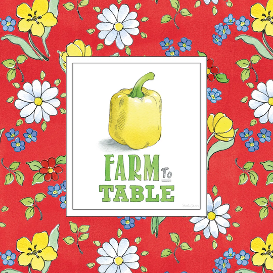 Fresh from the Garden VIII by Beth Grove - Wrapped Canvas Typography Print
