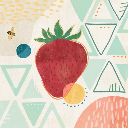 Fruit Frenzy IV by Veronique Charron - Wrapped Canvas Painting