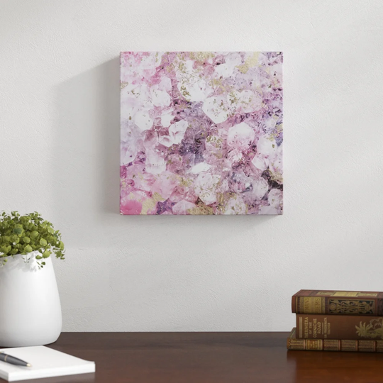 Crystal Romance Graphic Art on Canvas