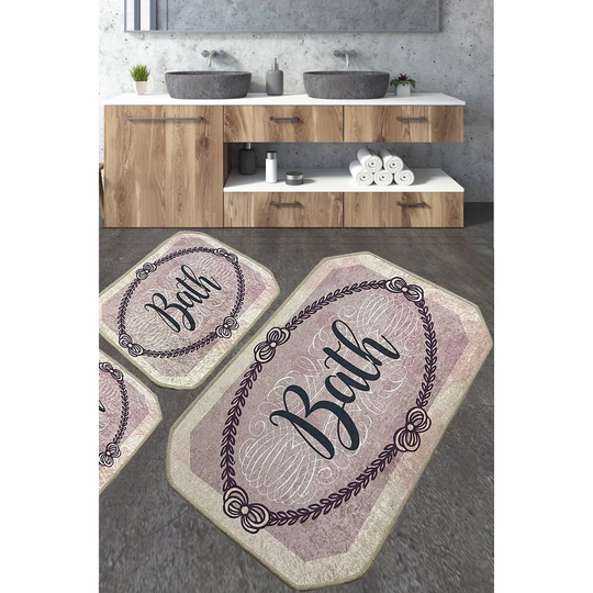 Gutierres 3 Piece Rectangle Bath Rug Set