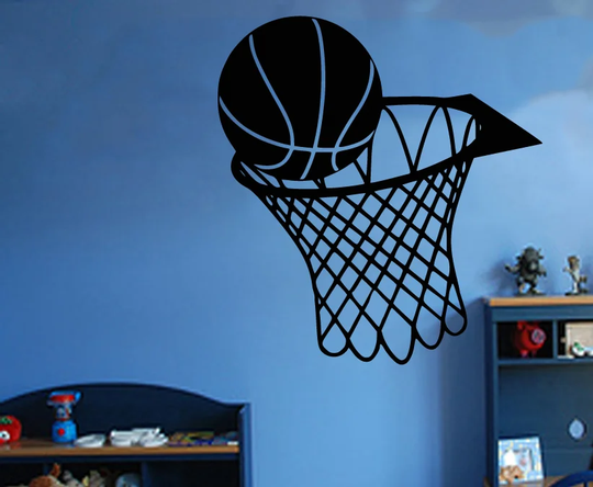 Basketball Hoop Wall Art Sticker
