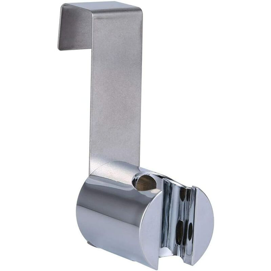 Stainless Steel and abs Toilet Hand Shower Holder Handheld Bidet Sprayer Kit Holder Hook Bathroom Hand Shower(one position)