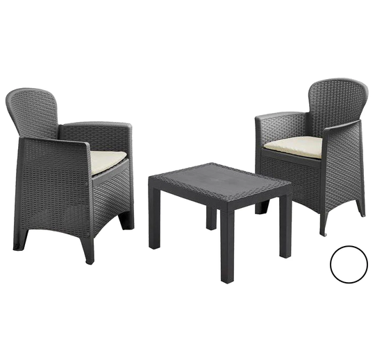 Dilana 2 Seater Rattan Conversation Set