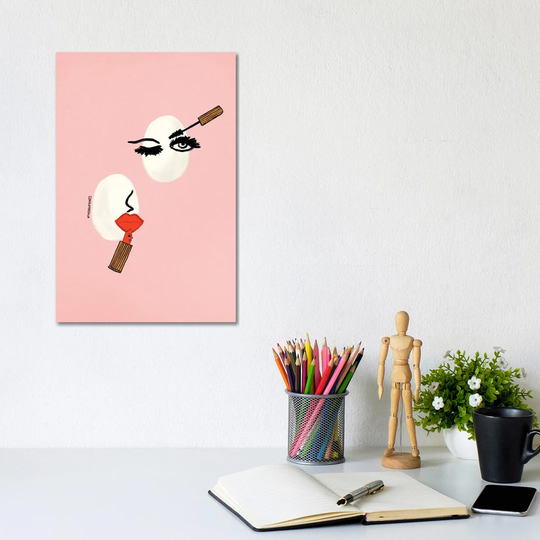Sassy Easter Eggs - Wrapped Canvas Painting