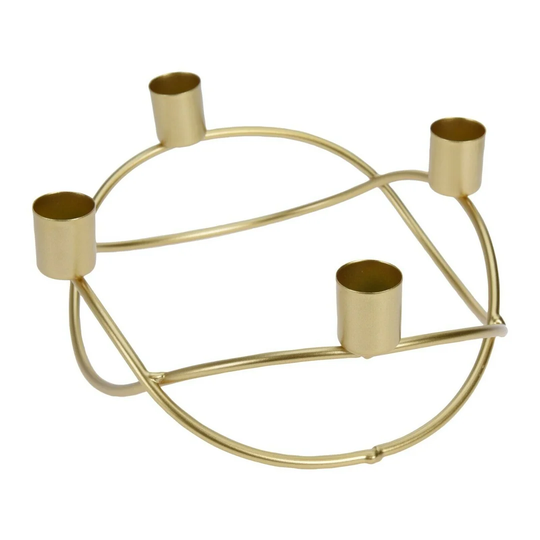 8Cm Iron Tabletop Candelabra
