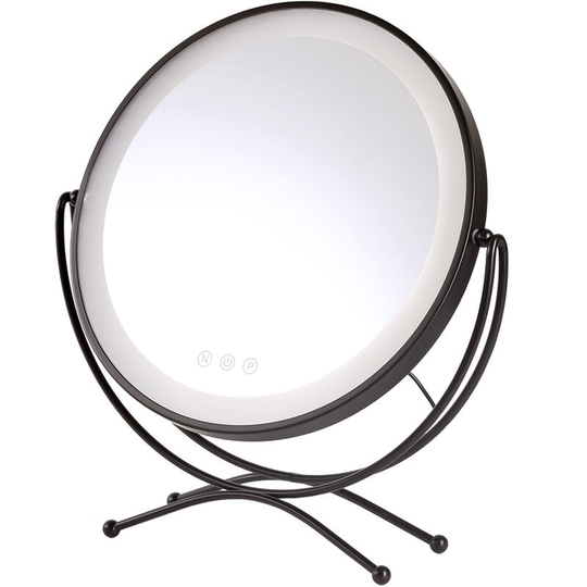 Iluminated Makeup Mirror led 4200ºK 48x43Cm Black 30.000H [SUN-KRS-430A-B] (SUN-KRS-430A-B)